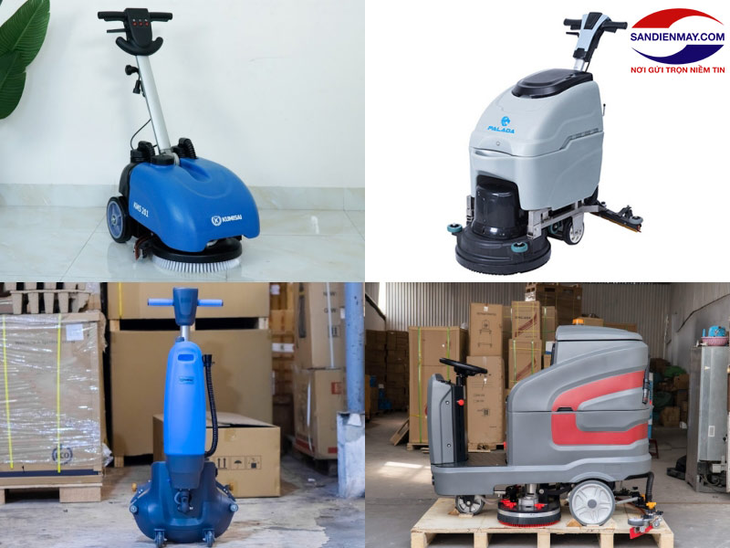 Máy chà sàn liên hợp có nhiều kiểu dáng phong phú